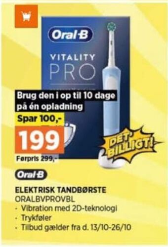 Power Braun oral-b eltandbørste tilbud