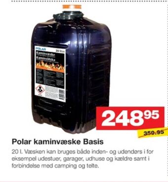 Bauhaus Polar kaminovnsbrændstof tilbud