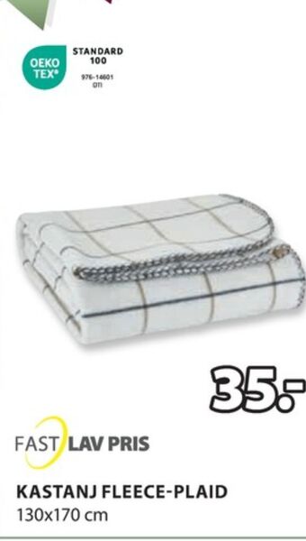 JYSK Ukendt plaid tilbud