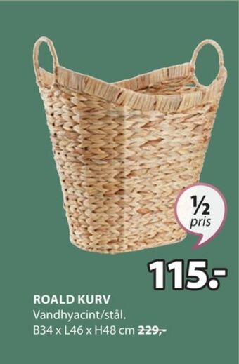 JYSK Ukendt kurv tilbud
