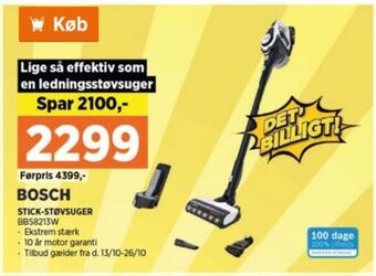 Power Bosch støvsuger tilbud