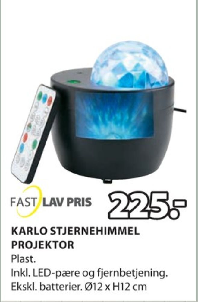 Ukendt projektor tilbud hos JYSK