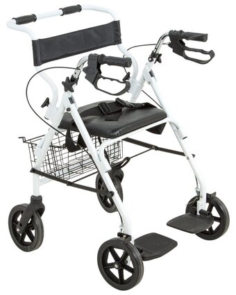 Harald Nyborg Rollator 2-i-1 madrid aluminium tilbud