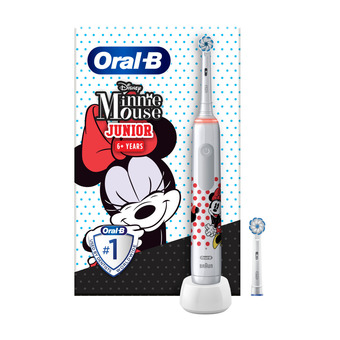 Punkt1 Oral-b pro3 junior elektrisk tandbørste, minnie mouse tilbud