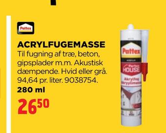 jem & fix Acrylfugemasse tilbud