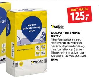 jem & fix Gulvafretning grov tilbud