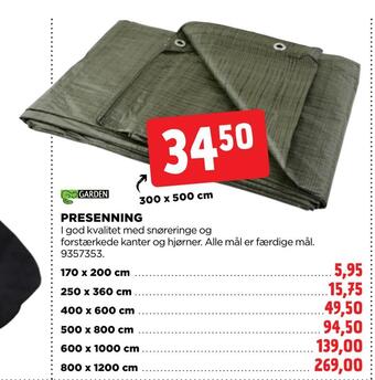 jem & fix Presenning tilbud