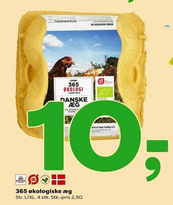 Coop 365 365 økologiske æg tilbud
