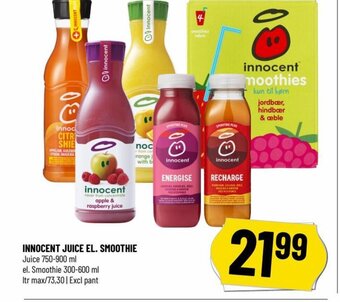 Løvbjerg INNOCENT JUICE EL. SMOOTHIE tilbud