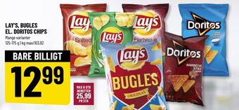 LAY'S, BUGLES EL. DORITOS CHIPS