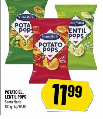 POTATO EL. LENTIL POPS Santa Maria