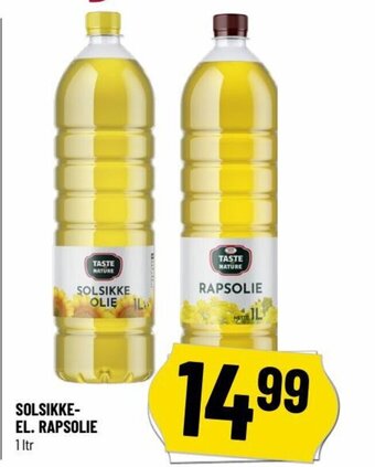 Løvbjerg SOLSIKKE- EL. RAPSOLIE tilbud