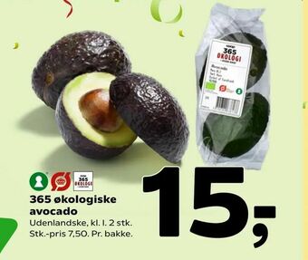 Coop 365 365 økologiske avocado tilbud
