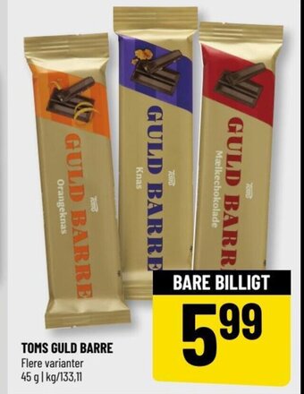 Løvbjerg TOMS GULD BARRE tilbud