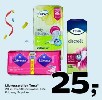 Coop 365 Libresse eller Tena tilbud