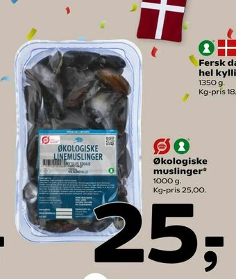Coop 365 Økologiske muslinger tilbud