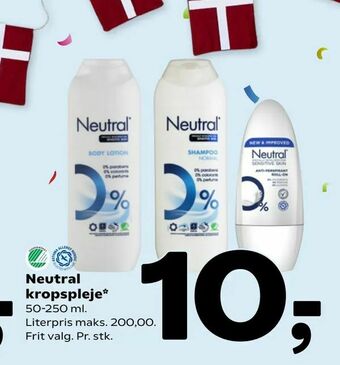 Coop 365 Neutral kropspleje tilbud