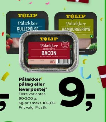 Coop 365 Pålækker pålæg eller leverpostej tilbud