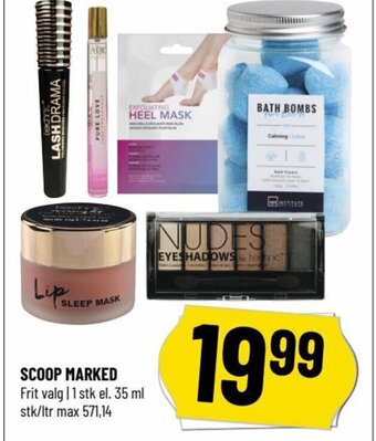 SCOOP MARKED