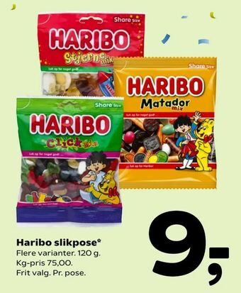 Coop 365 Haribo slikpose tilbud