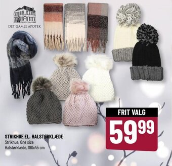 STRIKHUE EL. HALSTØRKLÆDE