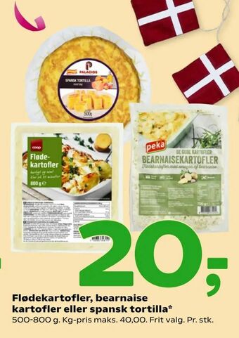 Coop 365 Flødekartofler, bearnaise kartofler eller spansk tortilla tilbud