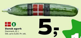 Coop 365 Dansk agurk tilbud