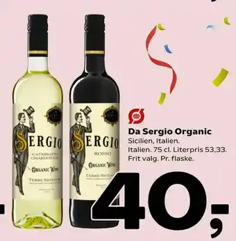 Coop 365 Da Sergio Organic tilbud
