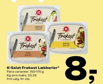 Coop 365 K-Salat Frokost Lækkerier tilbud