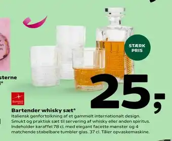 Coop 365 Bartender whisky sæt tilbud