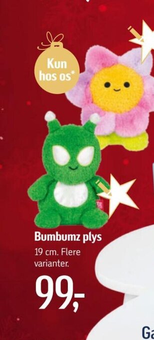 Føtex Bumbumz plys tilbud