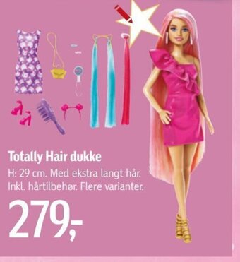 Føtex Totally Hair dukke tilbud