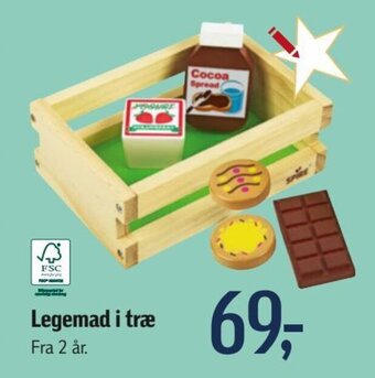 Føtex Legemad i træ tilbud