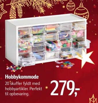 Føtex Hobbykommode tilbud