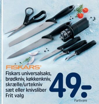 REMA 1000 Fiskars kniv tilbud