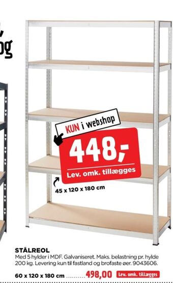 jem & fix Ukendt stålreol tilbud