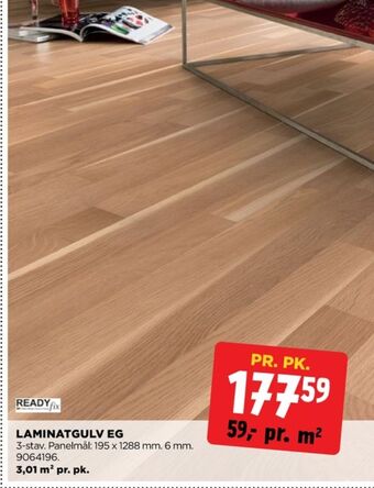 jem & fix Readyfix laminatgulv tilbud