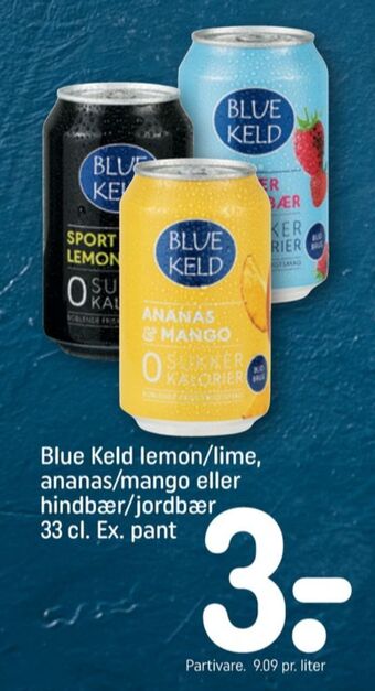 REMA 1000 Blue keld mineralvand tilbud