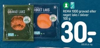 REMA 1000 Rema 1000 laks i skiver tilbud