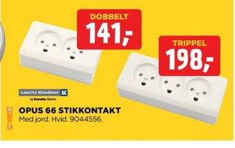 jem & fix Opus stikkontakt tilbud