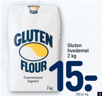 REMA 1000 Gluten flour hvedemel tilbud