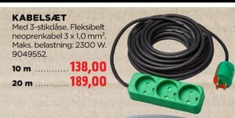 jem & fix Ukendt kabelsæt tilbud