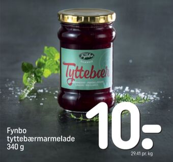 REMA 1000 Fynbo tyttebærsyltetøj tilbud
