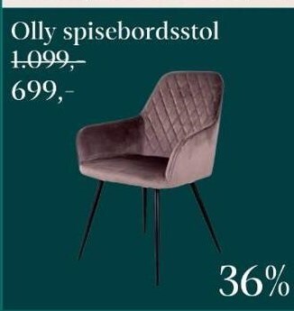 Sit´n Sleep Olly spisebordsstol tilbud
