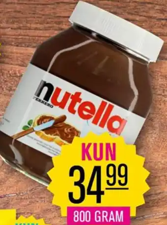 Priss Nutella 800 Gram tilbud