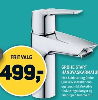 XL-BYG GROHE START HÅNDVASKARMATUR tilbud
