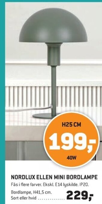 XL-BYG NORDLUX ELLEN MINI BORDLAMPE tilbud