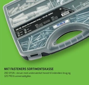 XL-BYG NKT FASTENERS SORTIMENTSKASSE tilbud