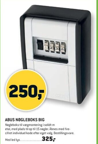 XL-BYG ABUS NØGLEBOKS BIG tilbud