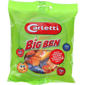 Motatos Carletti | 2 x carletti frugtkarameller big ben | slik & snacks > slik tilbud